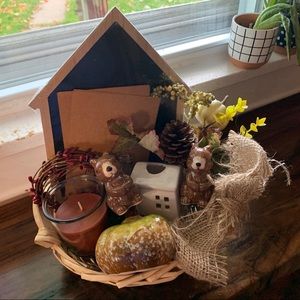 Fall Decor Gift Basket